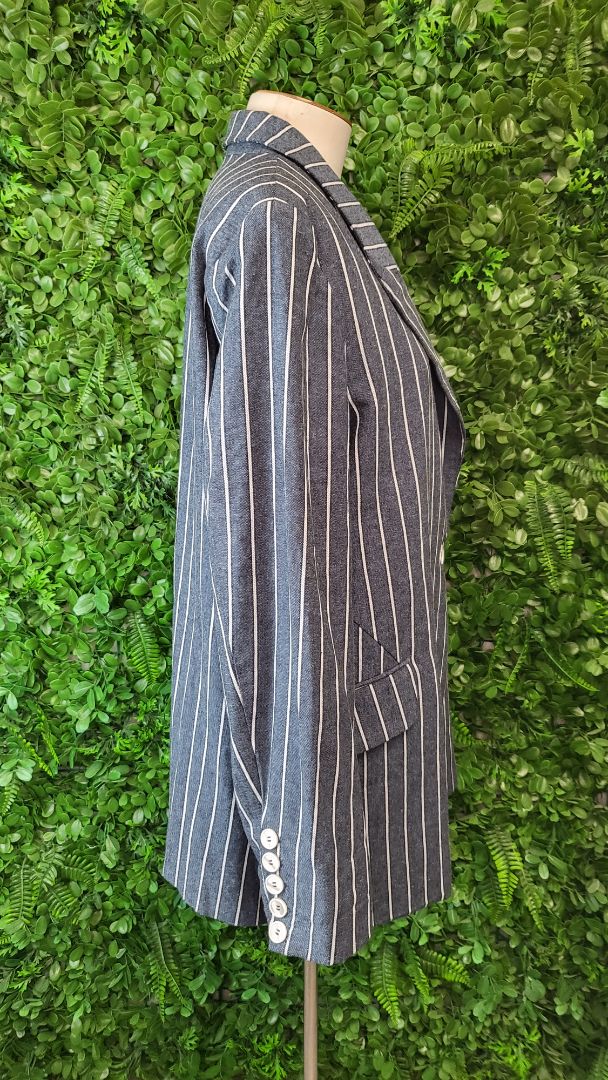 Moss Blue Pin Stripe Blazer (18)