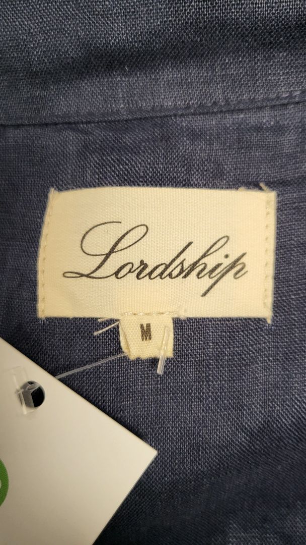 Lordship Linen Navy Linen Shirt Dress (12)
