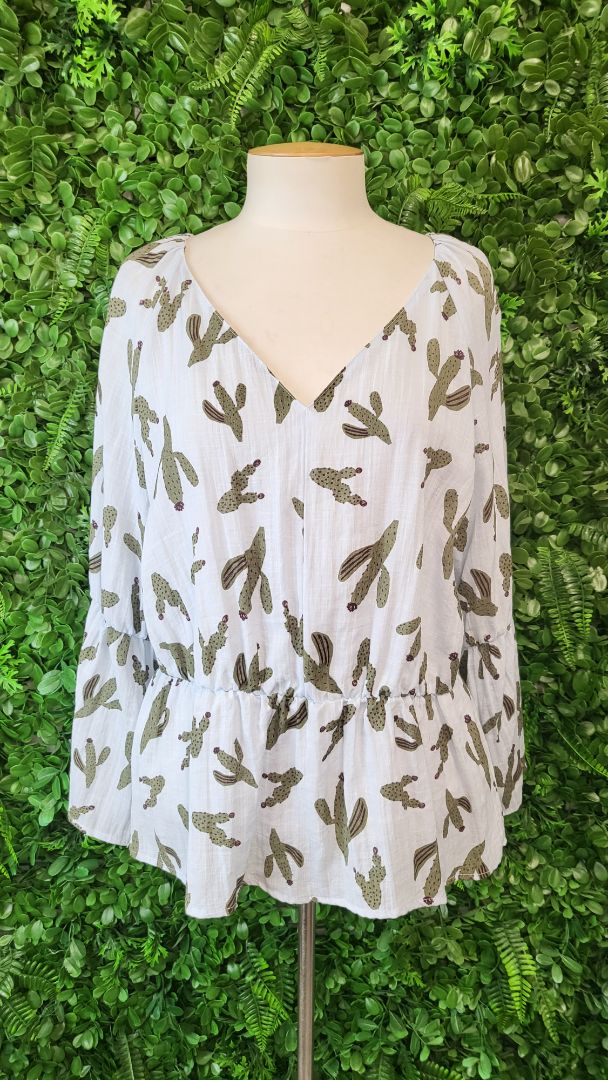 Leo + Be Pale Blue Cactus Top (14)