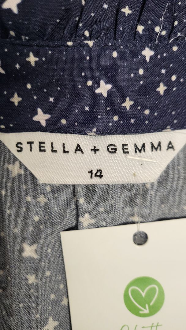 Stella + Gemma Navy Star Dress (14)