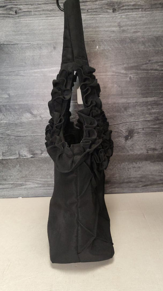 Unknown Black Rosette Tote Bag