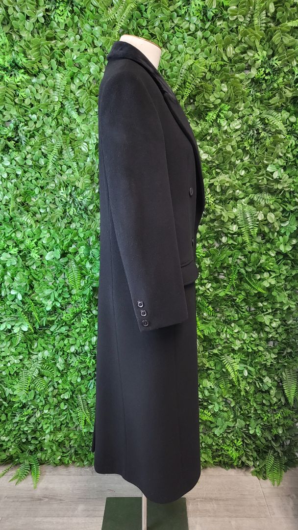 Unknown Black Cashmere/Wool Coat (8)