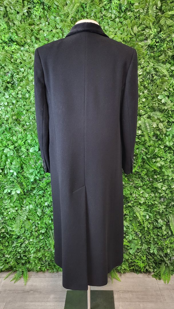 Unknown Black Cashmere/Wool Coat (8)