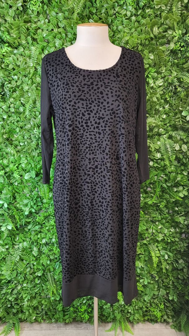 Memo Black Shift Dress (12)