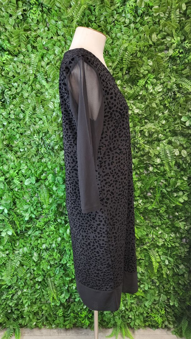 Memo Black Shift Dress (12)