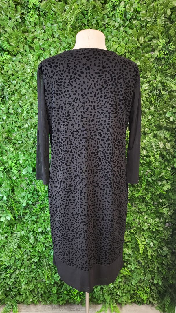 Memo Black Shift Dress (12)