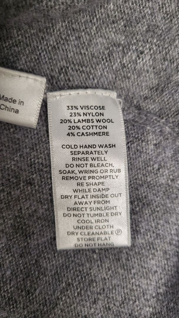 Sportscraft Grey Roll Neck Knit (14)