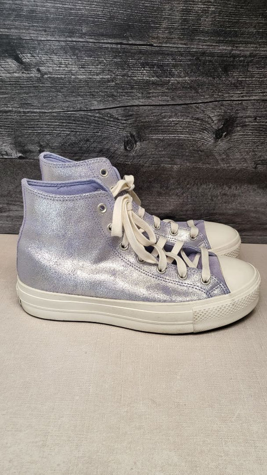 Converse Mauve Hi Top Sneaker (42.5)