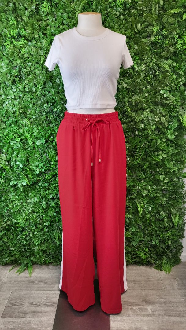 City Chic Red Wide Leg Pant (16)