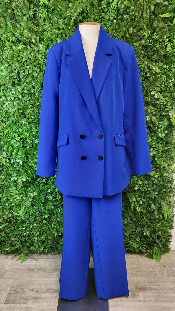 City Chic Cobalt Blue Alena Blazer (16)
