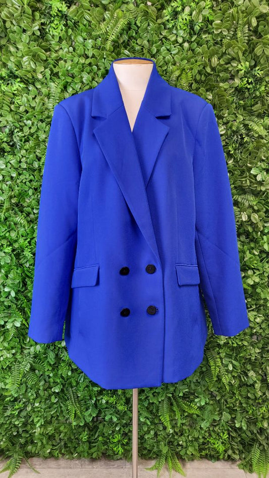City Chic Cobalt Blue Alena Blazer (16)