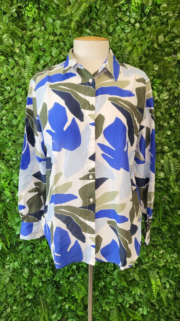 Sportscraft Print Silk Blend Blouse (10)