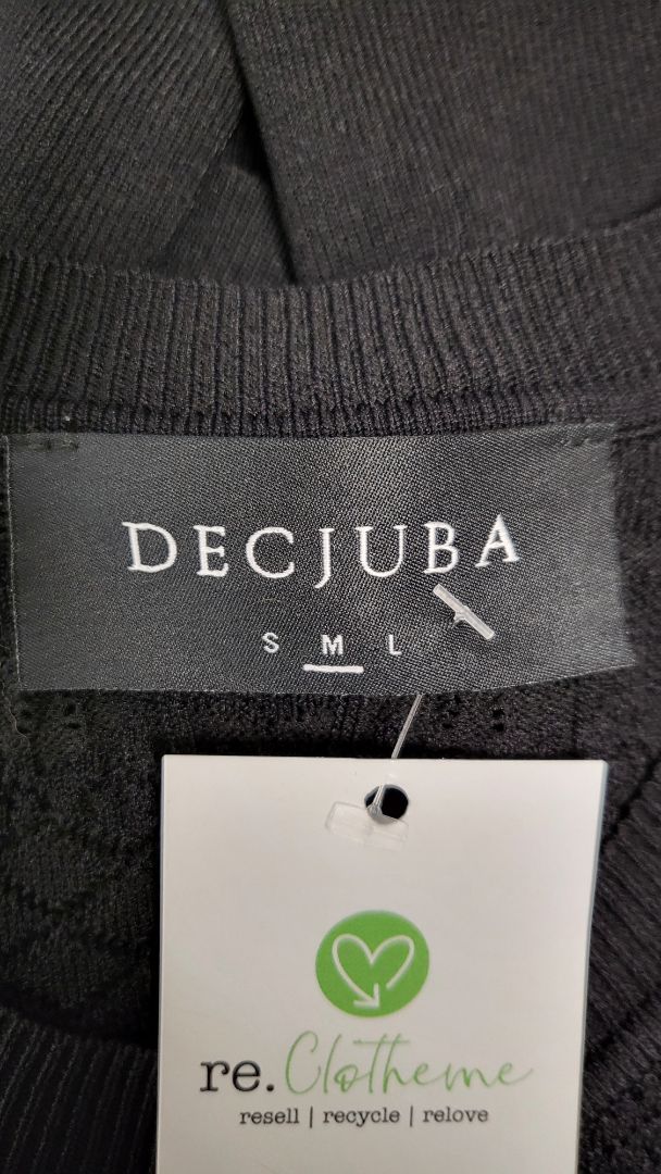 Decjuba Black Lace Knit Jumper (12)