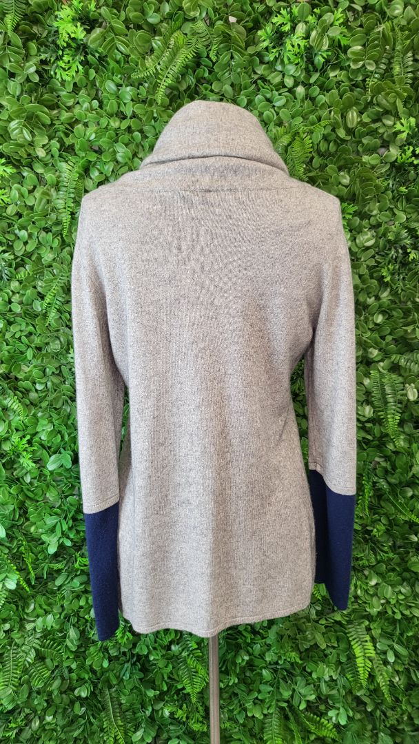 Terra Blu Grey Cowl Neck Knit (10)