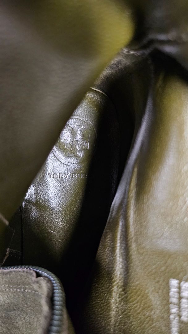 Tory Burch Olive Suede Ankle Boots (9.5)