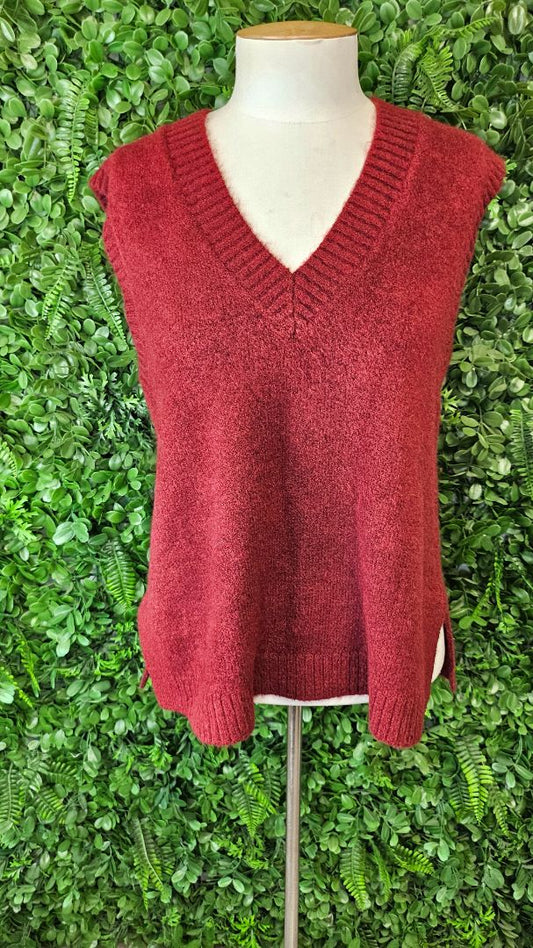 Foil Paprika Knit Vest (10-12)