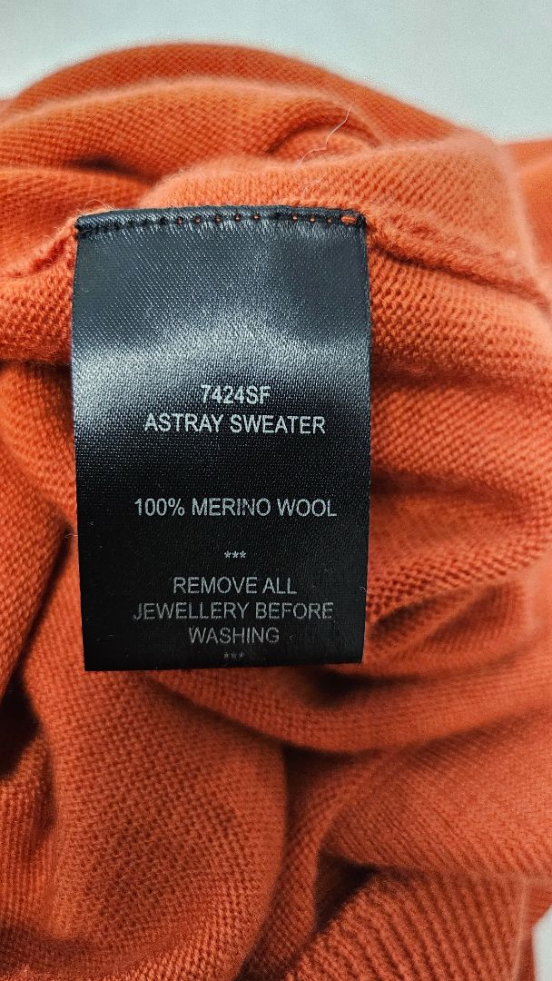 Verge Orange Merino Knit 10-12)