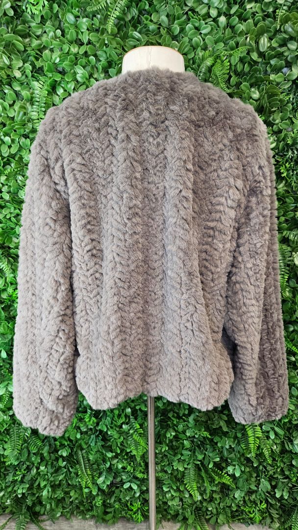 Humidity Donkey Brown Faux Fur Jacket (14)