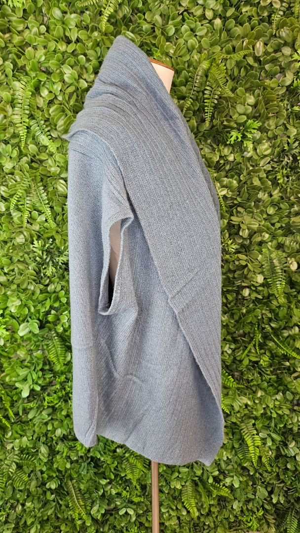 Orico Blue/grey Cashmere Knit Cardi BNWT (OSFM)