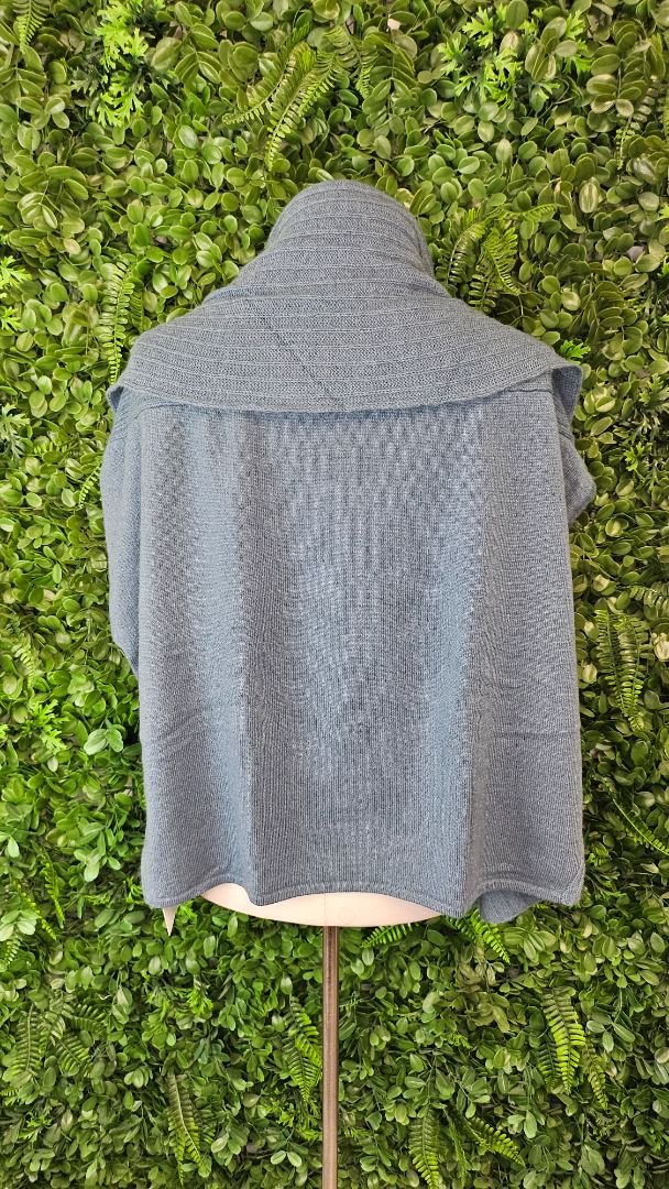 Orico Blue/grey Cashmere Knit Cardi BNWT (OSFM)
