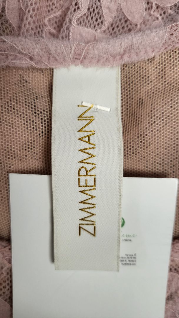 Zimmerman Pink Lace Bodysuit (12-14)