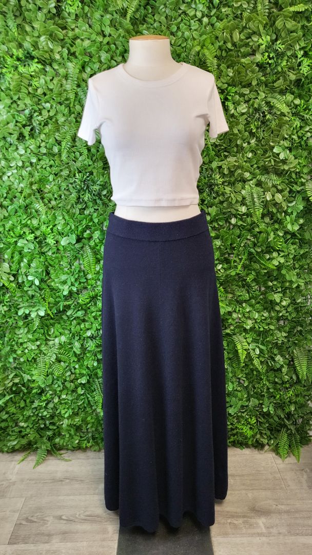 Seed Navy Knit Skirt (12)