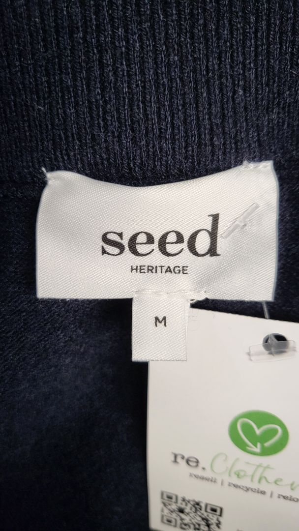 Seed Navy Knit Skirt (12)