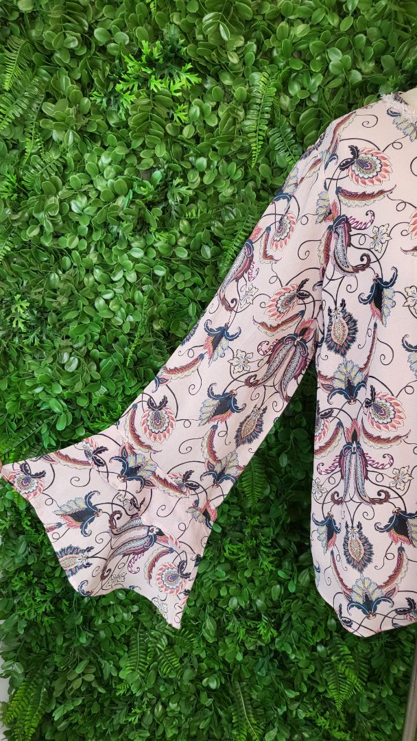 Loobies Story Pink Pattern Blouse (16)