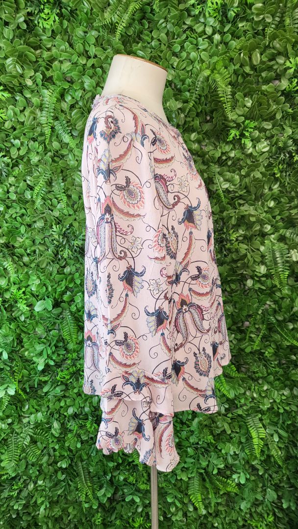 Loobies Story Pink Pattern Blouse (16)
