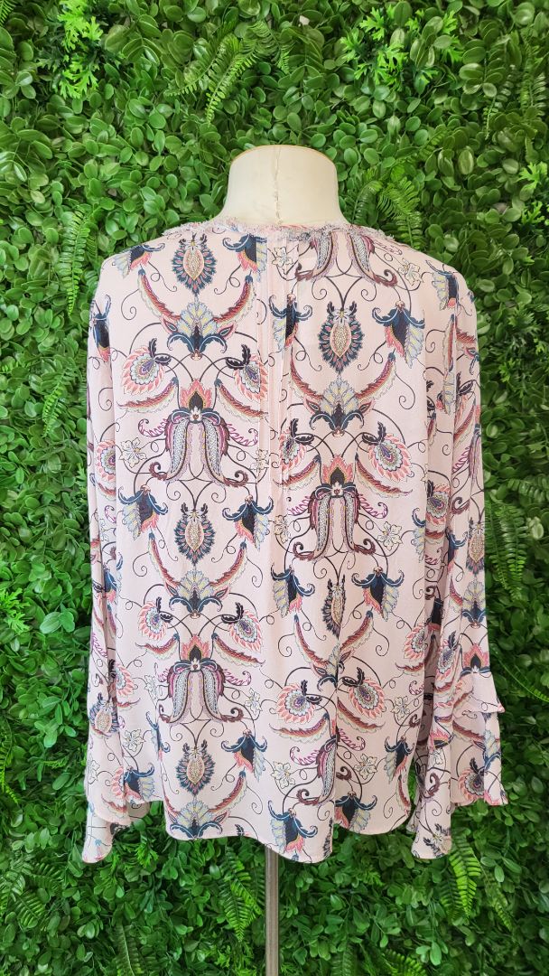 Loobies Story Pink Pattern Blouse (16)