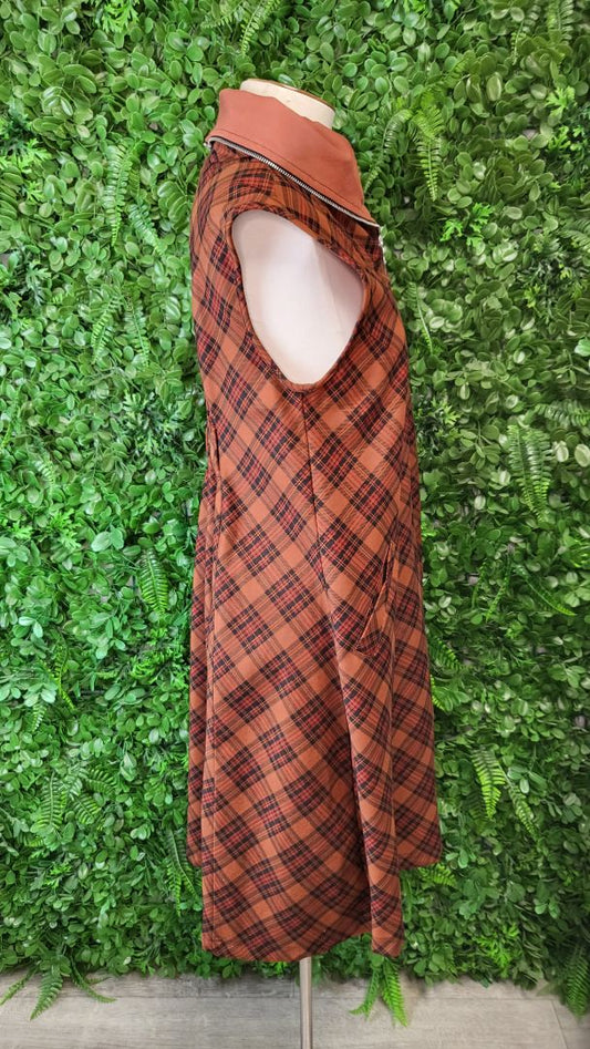 Demgirl Brown Tartan Dress (12)