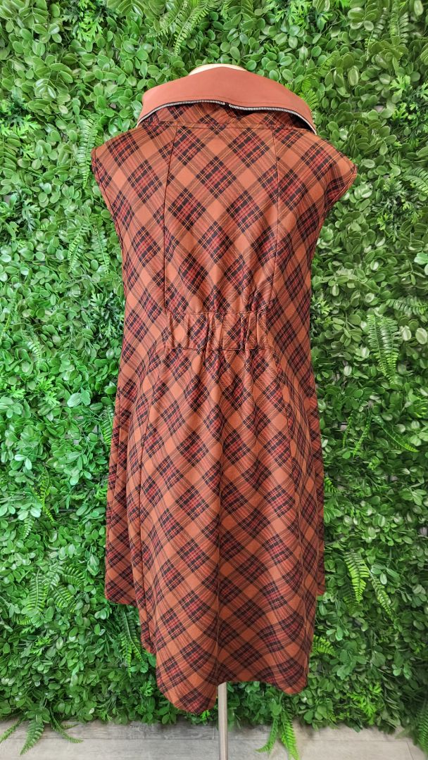 Demgirl Brown Tartan Dress (12)
