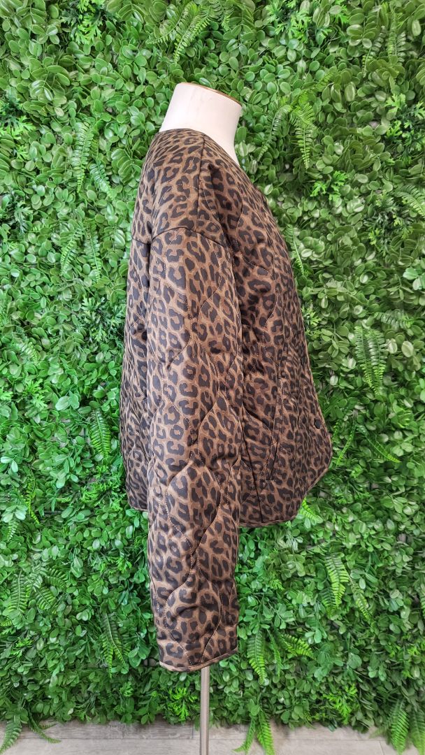 Stories Be Told Animal Print Apex Jacket (12-14)