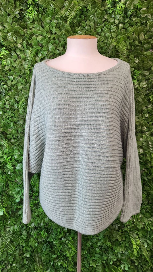 Blacklist Sage Green Batwing Knit (14)