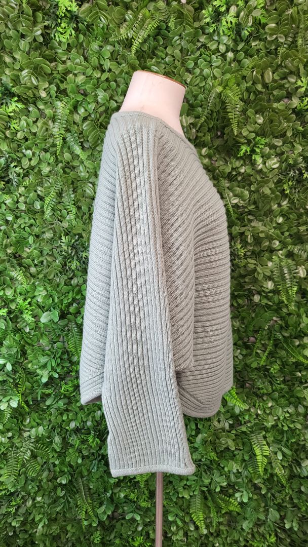 Blacklist Sage Green Batwing Knit (14)