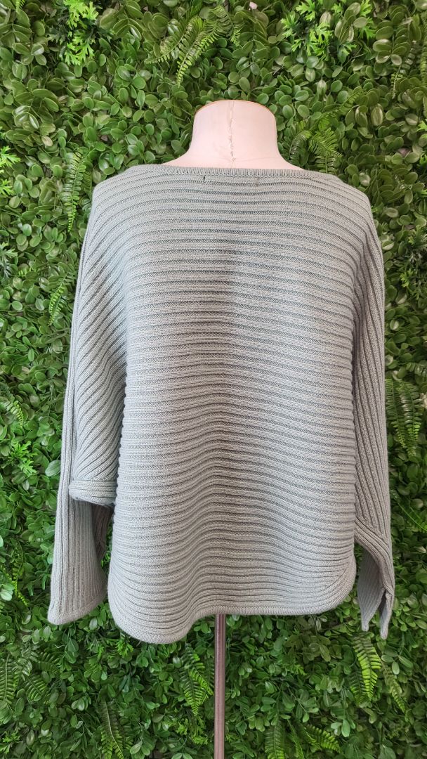 Blacklist Sage Green Batwing Knit (14)