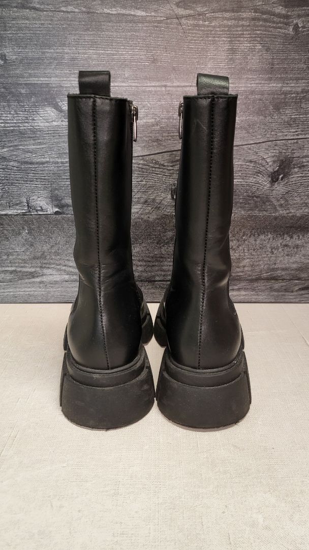 Sempre Black Laila Chelsea Boots (37)