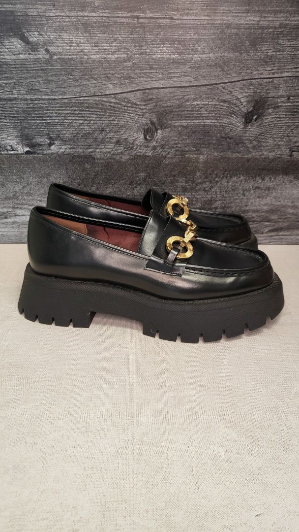 Zara Black Chunky Loafer (38)