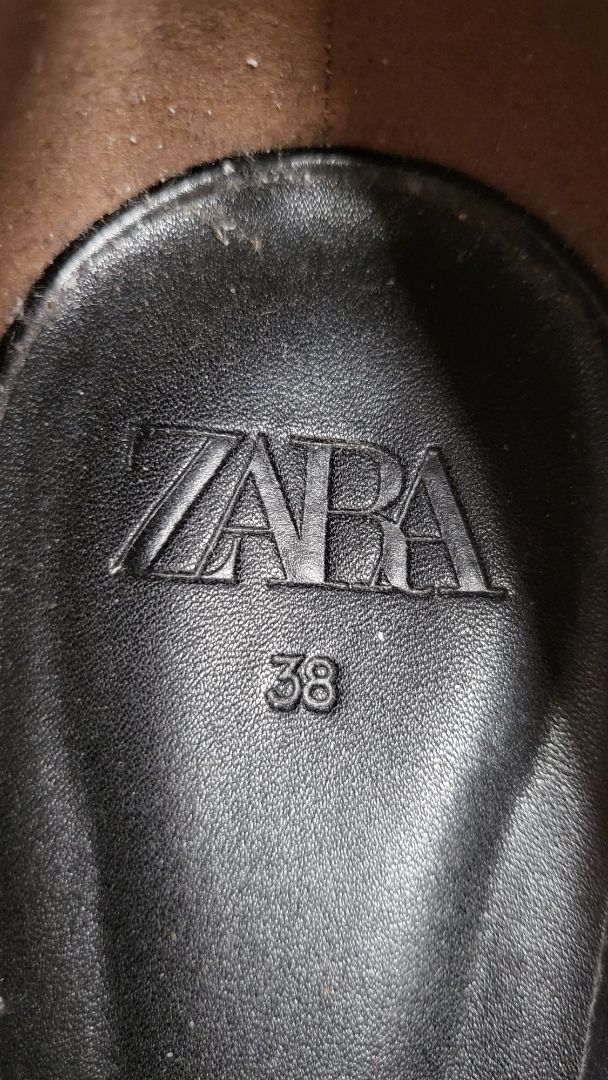 Zara Black Chunky Loafer (38)