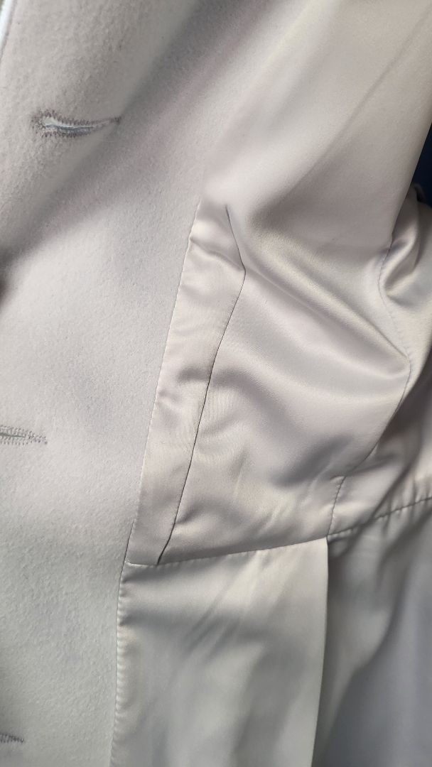 Forever New Ice Blue Single Breasted Coat (10)