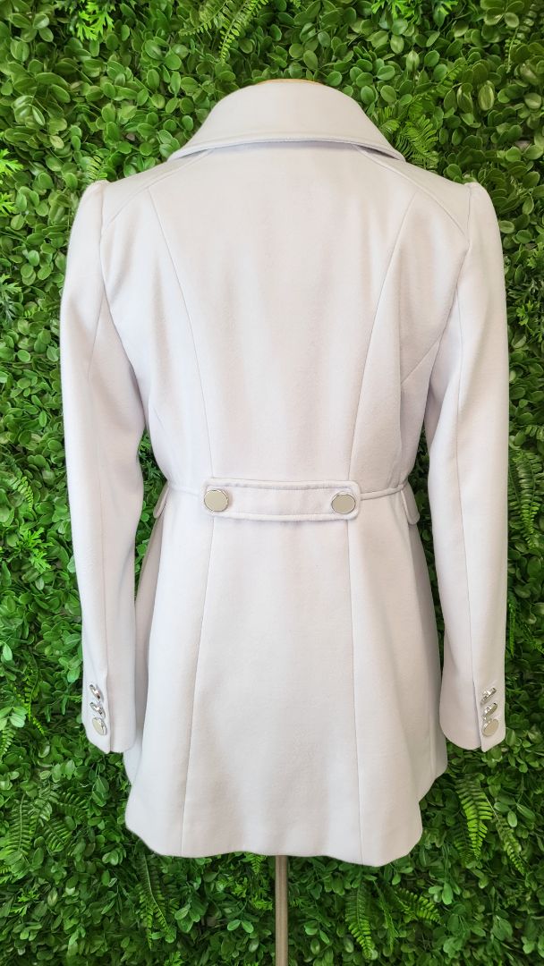 Forever New Ice Blue Single Breasted Coat (10)