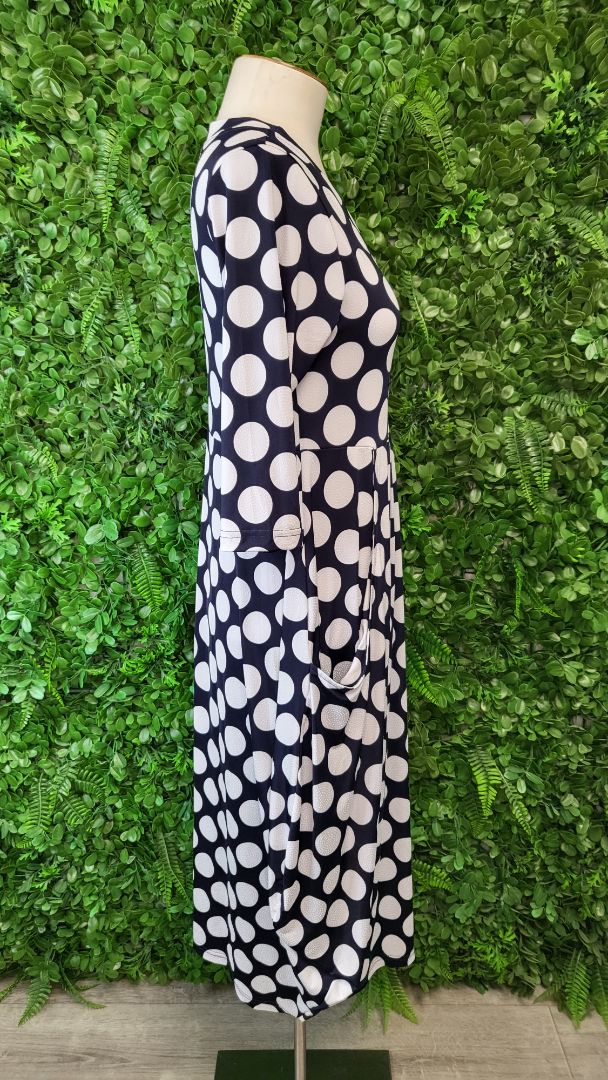 Bittermoon Navy/White Cocoon Dress (8)