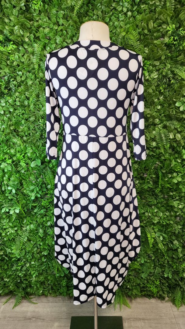 Bittermoon Navy/White Cocoon Dress (8)