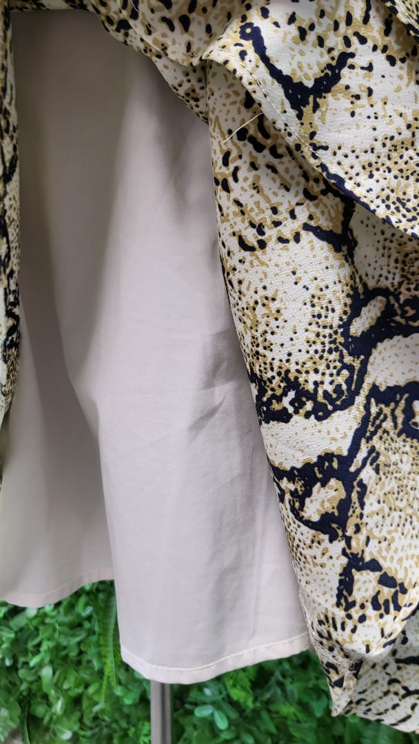 Amaya  Reprile Print Dress (8)