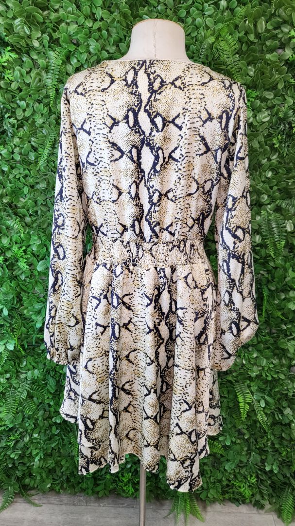 Amaya  Reprile Print Dress (8)