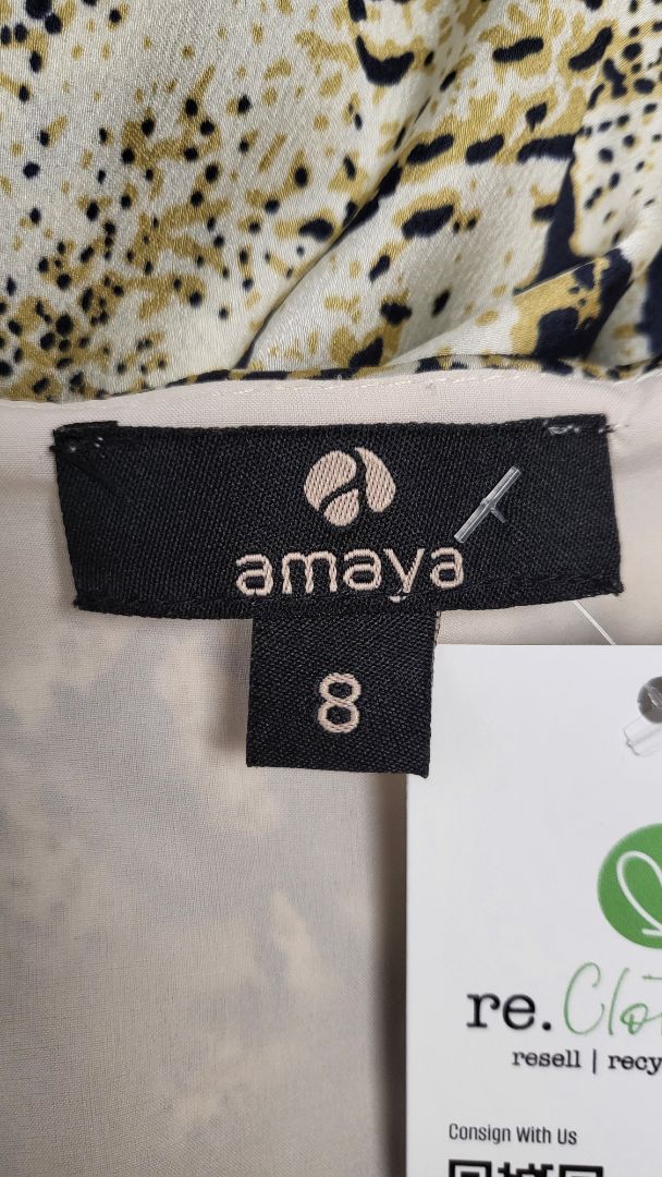 Amaya  Reprile Print Dress (8)
