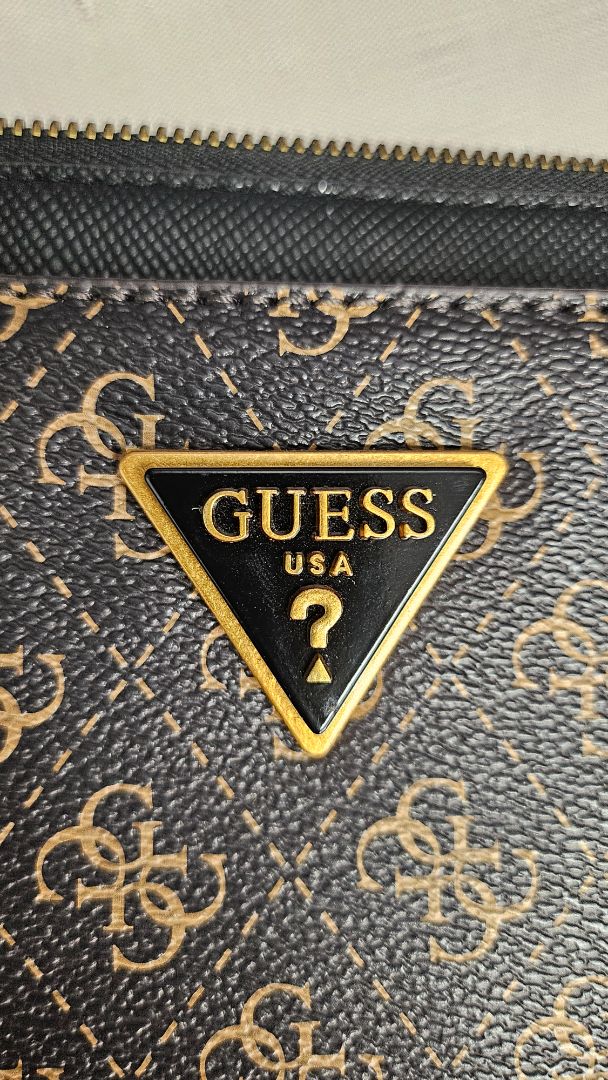 Guess Brown Cordelia Girlfriend Crossbody Bag 18(H) x 26(W) x 9(D) cm