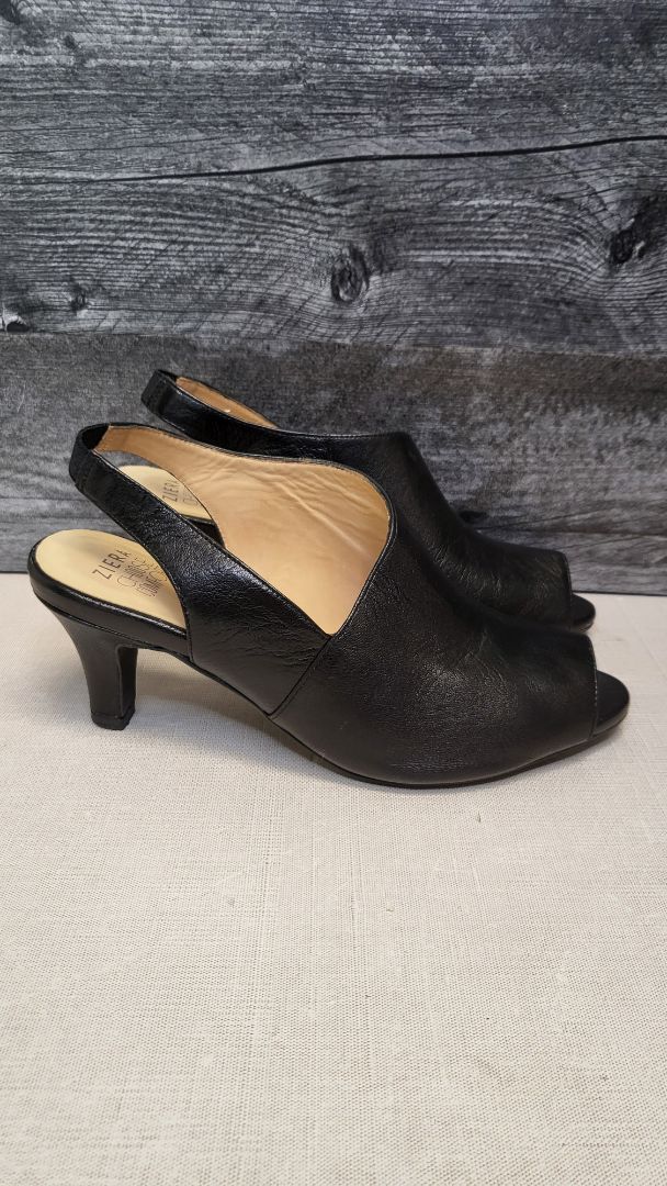Ziera Black Slingback Heel (38)