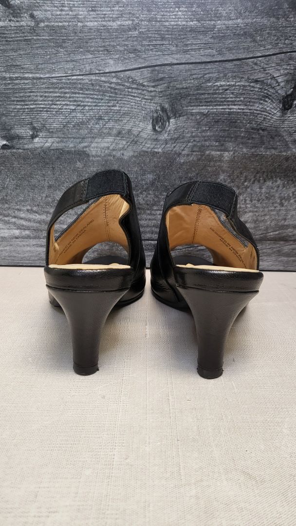 Ziera Black Slingback Heel (38)