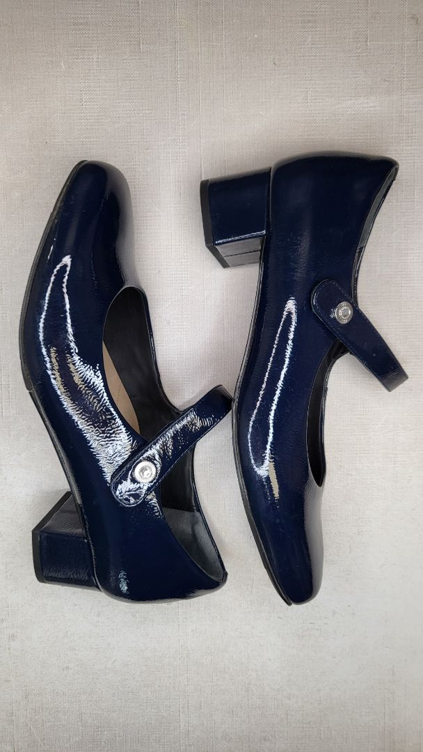 Ziera Navy Kitty Mary-Jane Heels (41)